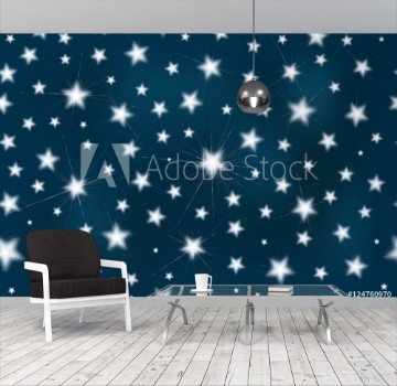 Picture of Vector seamless starry background